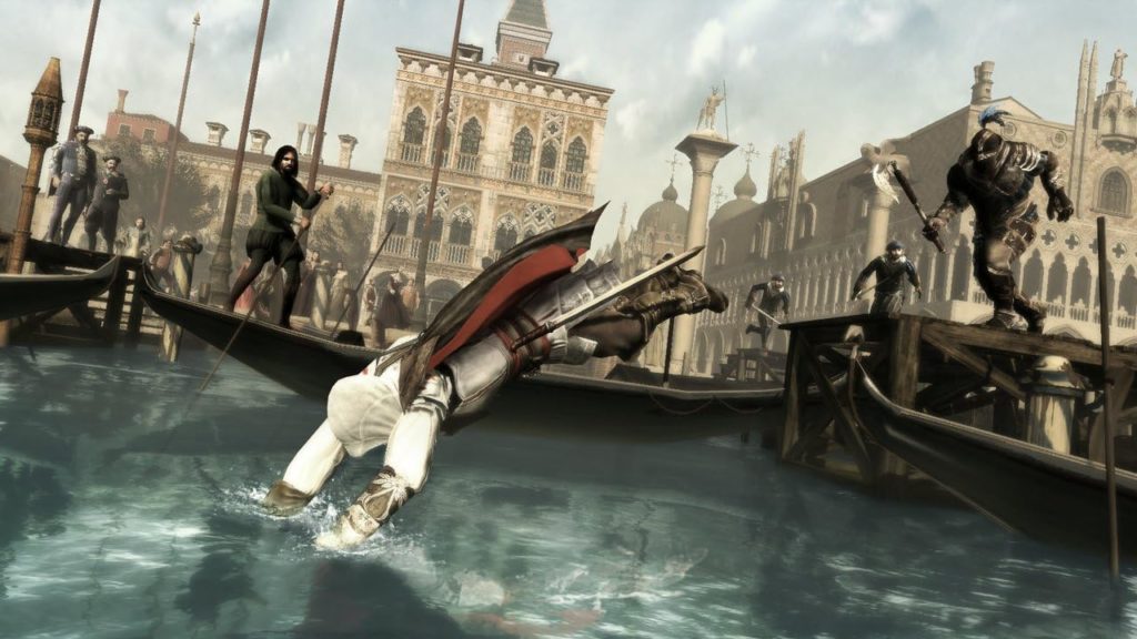Побег от рыцаря в Assassin's Creed 2
