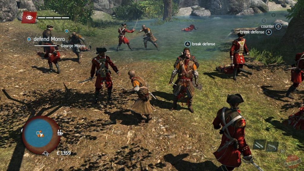 Битва с армией короля в Assassin's Creed: Rogue