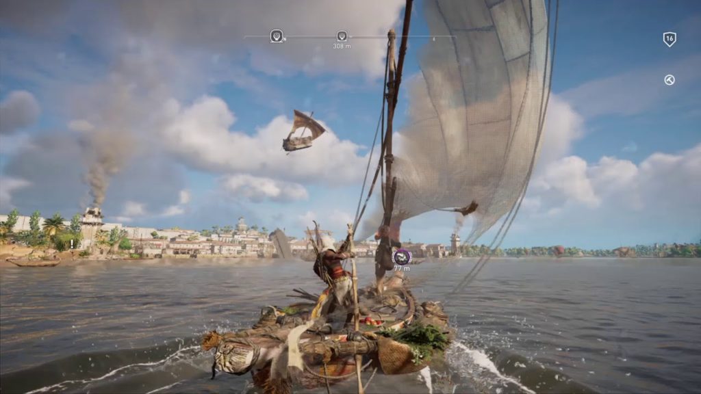 Путешествие на паруснике в Assassin’s Creed Origins
