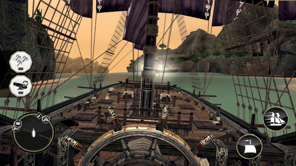 Управление кораблем от первого лица в Assassin's Creed: Pirates